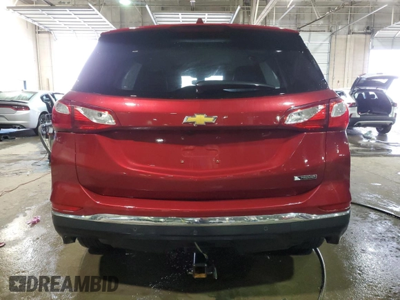 2018 Chevrolet Equinox Premier with VIN 2GNAXMEV5J6307661, listed as a Copart auction lot 52610485 with 107,223 mi miles and Salvage Title. Bid and sale history available at carsss.com. Image 6.