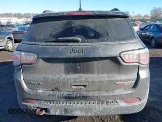 2017 Jeep Compass Trailhawk with VIN 3C4NJDDB8HT666169, listed as a IAAI auction lot 41434519 with 143,263 mi miles and . Bid and sale history available at DreamBid. Image 16.