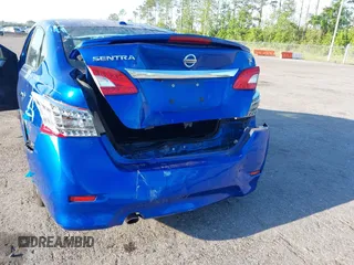 2015 Nissan Sentra S with VIN 3N1AB7AP9FY266606, listed as a IAAI auction lot 41983060 with 105,317 mi miles. Bid and sale history available at carsss.com. Image 6.