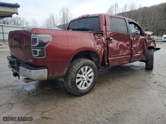 2010 Toyota Tundra 4WD Truck LTD with VIN 5TFHW5F15AX096604, listed as a Copart auction lot 80441534 with 0 mi miles and Salvage Title. Bid and sale history available at carsss.com. Image 3.
