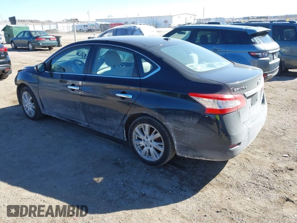 2013 Nissan Sentra SV with VIN 3N1AB7AP4DL668429, listed as a IAAI auction lot 41696036 with 92,691 mi miles. Bid and sale history available at carsss.com. Image 3.