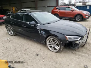 2019 Audi A5 Sportback Premium with VIN WAUANCF58KA056255, listed as a Copart auction lot 41666253 with 50,484 mi miles. Bid and sale history available at carsss.com. Image 4.