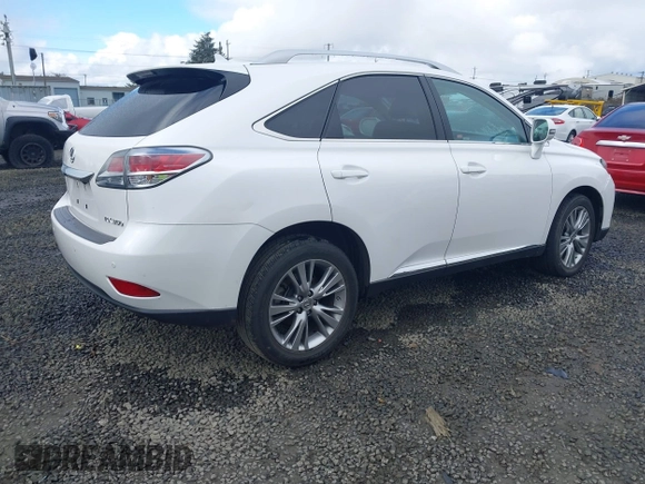 2013 Lexus RX 350 with VIN 2T2BK1BA4DC215452, listed as a IAAI auction lot 41697371 with 64,262 mi miles. Bid and sale history available at carsss.com. Image 4.