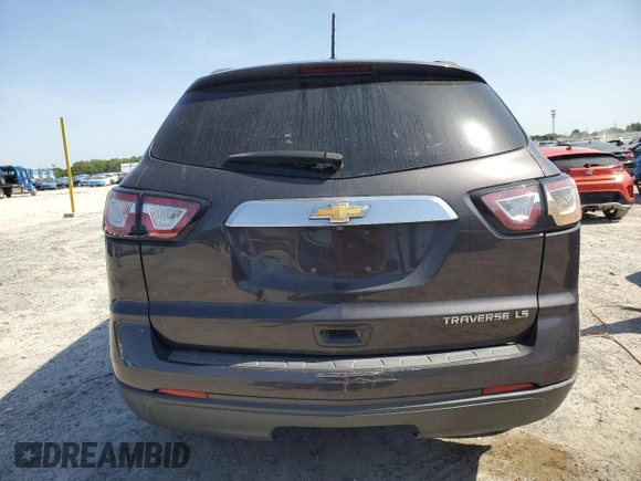 2014 Chevrolet Traverse LS z VIN 1GNKRFED0EJ342098, wystawiony jako Copart lot #57020415 z przebiegiem 143 836 mil mil oraz Szkoda całkowita • Salvage title. Historia ofert i sprzedaży dostępna na DreamBid. Obrazek 6.