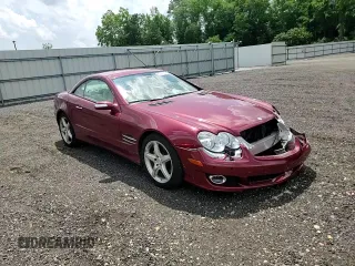 2007 Mercedes-Benz SL 550 with VIN WDBSK71F47F125314, listed as a Copart auction lot 60307285 with 53,051 mi miles and Salvage title. Bid and sale history available at DreamBid. Image 13.