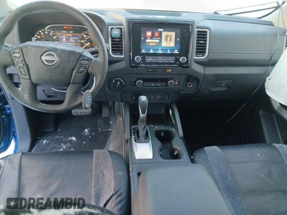2024 Nissan Frontier SV with VIN 1N6ED1FKXRN650413, listed as a Copart auction lot 43301515 with 7,991 mi miles and Salvage title. Bid and sale history available at DreamBid. Image 8.