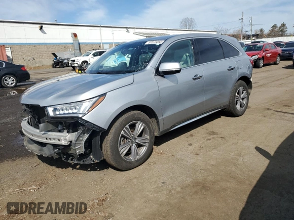 2019 Acura MDX with VIN 5J8YD4H34KL025242, listed as a Copart auction lot 52575055 with 119,060 mi miles and Salvage Title. Bid and sale history available at carsss.com. Image 1.