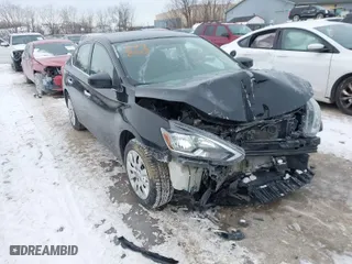 2019 Nissan Sentra S with VIN 3N1AB7AP0KY344166, listed as a IAAI auction lot 41391867 with 90,131 mi miles. Bid and sale history available at carsss.com. Image 1.