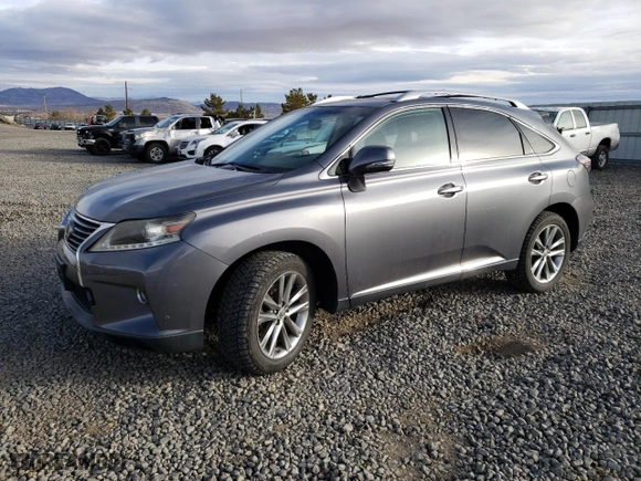 2013 Lexus RX 450h with VIN JTJBC1BA1D2063644, listed as a Copart auction lot 43228785 with 101,413 mi miles and Salvage Title. Bid and sale history available at carsss.com. Image 1.