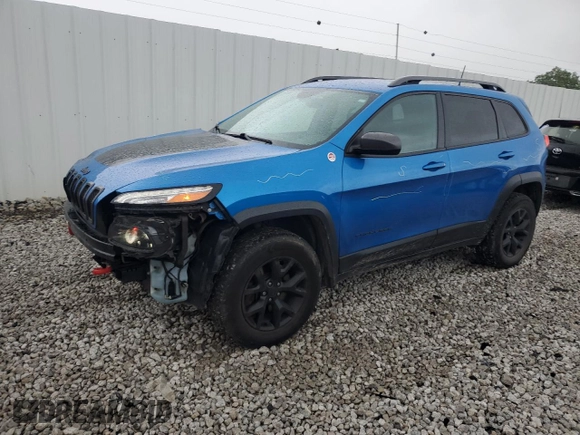 2017 Jeep Cherokee Trailhawk с VIN 1C4PJMBS4HW601454, выставлен на аукционе Copart как лот 58015315 с пробегом 96 795 миль миль и Списание • Salvage title. История ставок и продаж доступна на DreamBid. Изображение 1.