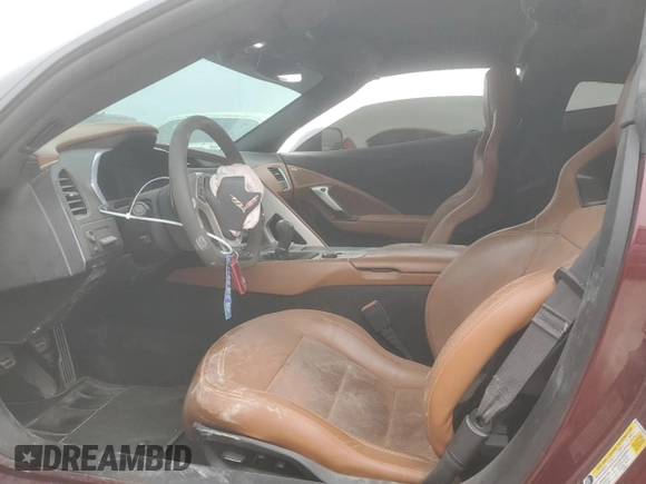 2016 Chevrolet Corvette Z51 3LT z VIN 1G1YL2D72G5107702, wystawiony jako Copart lot #44416585 z przebiegiem 59 598 mil mil oraz Szkoda całkowita • Salvage title. Historia ofert i sprzedaży dostępna na DreamBid. Obrazek 7.