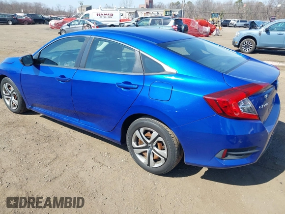2017 Honda Civic LX z VIN 19XFC2F54HE203525, wystawiony jako IAAI lot #41796081 z przebiegiem 82 910 mil mil oraz . Historia ofert i sprzedaży dostępna na DreamBid. Obrazek 3.