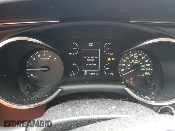 2020 Toyota Sequoia Limited with VIN 5TDKY5G17LS074238, listed as a Copart auction lot 61617894 with 62,445 mi miles and Salvage Title. Bid and sale history available at carsss.com. Image 9.