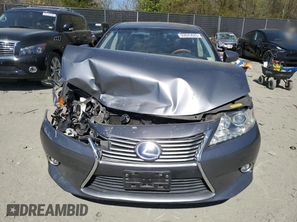 2014 Lexus ES 300h Hybrid with VIN JTHBW1GG0E2066607, listed as a Copart auction lot 53625625 with 125,817 mi miles and Salvage Title. Bid and sale history available at carsss.com. Image 5.