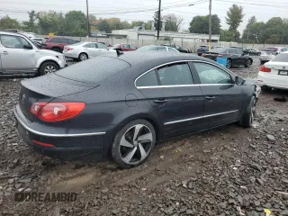 2010 Volkswagen CC Luxury with VIN WVWHP7AN8AE551637, listed as a Copart auction lot 72438004 with 169,650 mi miles and Salvage Title. Bid and sale history available at carsss.com. Image 3.