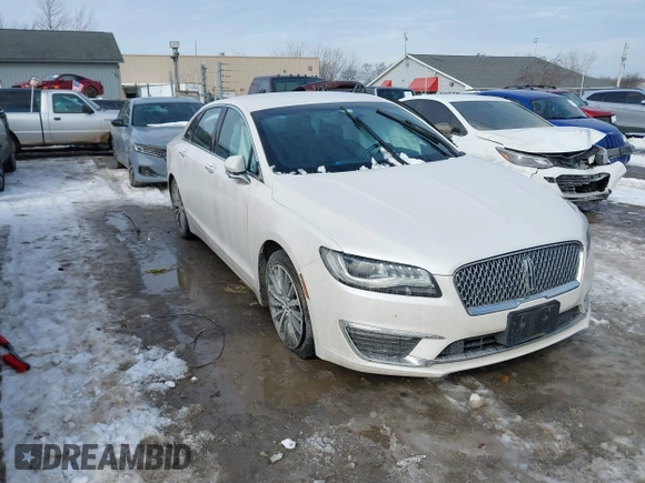 2017 Lincoln MKZ Hybrid Premiere with VIN 3LN6L5KU8HR624523, listed as a IAAI auction lot 41649075 with 126,679 mi miles. Bid and sale history available at carsss.com. Image 1.