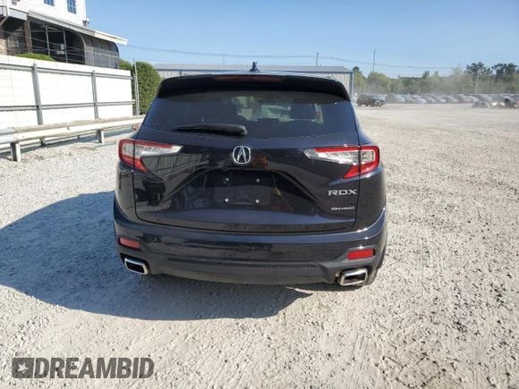 2023 Acura RDX w/Technology Package with VIN 5J8TC2H59PL008317, listed as a Copart auction lot 68841924 with 11,867 mi miles and Salvage Title. Bid and sale history available at carsss.com. Image 6.
