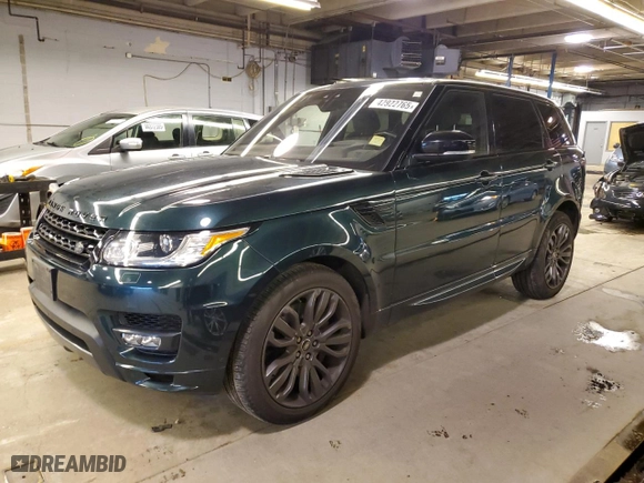 2017 Land Rover Range Rover Sport HSE Dynamic with VIN SALWV2FV0HA151669, listed as a Copart auction lot 42922765 with 77,884 mi miles and Salvage Title. Bid and sale history available at carsss.com. Image 1.