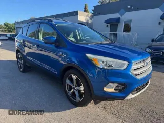 2017 Ford Escape SE with VIN 1FMCU0GD2HUA19806, listed as a Copart auction lot 54800235 with 97,697 mi miles and Salvage Title. Bid and sale history available at carsss.com. Image 4.