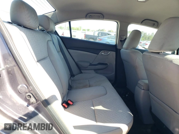 2014 Honda Civic Sedan LX with VIN 19XFB2F57EE076445, listed as a Copart auction lot 52395105 with 116,571 mi miles and Non Repairable. Bid and sale history available at carsss.com. Image 10.