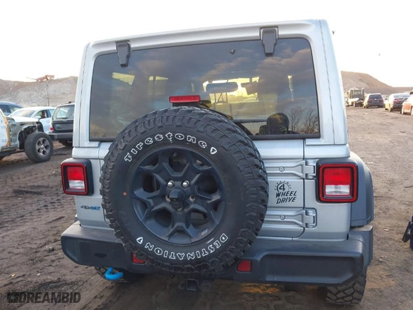 2023 Jeep Wrangler 4xe with VIN 1C4JJXN65PW612855, listed as a IAAI auction lot 41285856 with 11,868 mi miles. Bid and sale history available at carsss.com. Image 16.