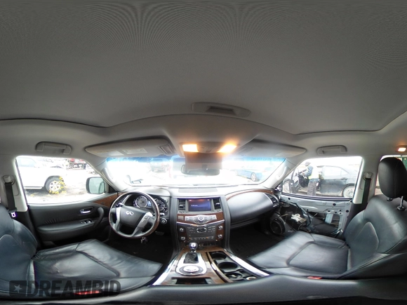 2017 Infiniti QX80 with VIN JN8AZ2NEXH9157802, listed as a IAAI auction lot 41382802 with 126,726 mi miles and . Bid and sale history available at DreamBid. Image 19.