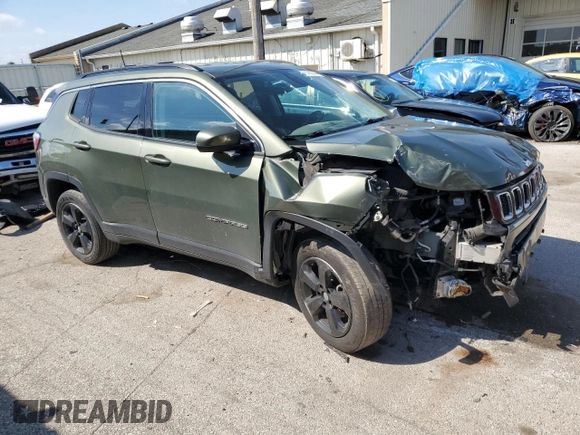 2019 Jeep Compass Latitude with VIN 3C4NJDBB2KT735142, listed as a Copart auction lot 57287444 with 139,517 mi miles and Non repairable. Bid and sale history available at DreamBid. Image 4.