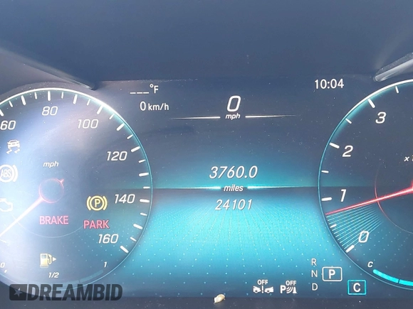 2022 Mercedes-Benz GLC 300 with VIN W1N0G8DB1NV391507, listed as a IAAI auction lot 41297899 with 24,101 mi miles and . Bid and sale history available at DreamBid. Image 16.