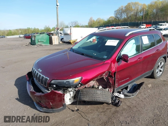 2019 Jeep Cherokee Limited with VIN 1C4PJMDN0KD299607, listed as a IAAI auction lot 42158424 with 80,014 mi miles and . Bid and sale history available at DreamBid. Image 6.