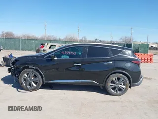 2019 Nissan Murano SL with VIN 5N1AZ2MS2KN104086, listed as a IAAI auction lot 41759753 with 167,795 mi miles and . Bid and sale history available at DreamBid. Image 15.