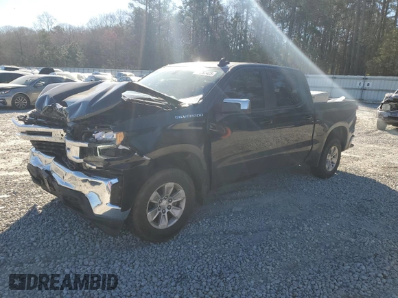 2022 Chevrolet Silverado 1500 LT with VIN 3GCPWCED4NG121580, listed as a Copart auction lot 47282425 with 93,434 mi miles and Salvage Title. Bid and sale history available at DreamBid. Image 1.