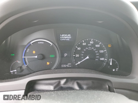 2013 Lexus RX 450h with VIN JTJBC1BA6D2057886, listed as a Copart auction lot 51567575 with 133,646 mi miles and Salvage Title. Bid and sale history available at DreamBid. Image 9.