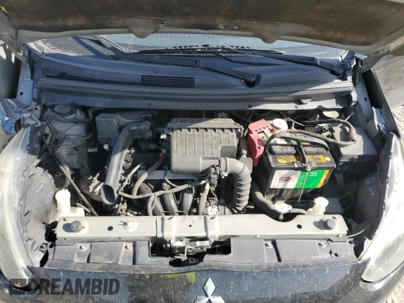 2015 Mitsubishi Mirage DE with VIN ML32A3HJ3FH058850, listed as a Copart auction lot 54330405 with 150,901 mi miles and Salvage title. Bid and sale history available at DreamBid. Image 11.