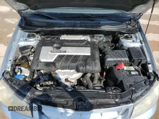 2006 Kia Spectra EX with VIN KNAFE121865277527, listed as a Copart auction lot 74613214 with 123,368 mi miles and Salvage Title. Bid and sale history available at carsss.com. Image 11.
