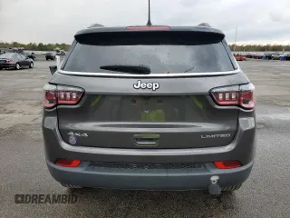 2018 Jeep Compass Limited with VIN 3C4NJDCBXJT470838, listed as a Copart auction lot 82395074 with 59,624 mi miles and Non Repairable. Bid and sale history available at DreamBid. Image 6.