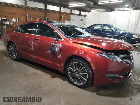 2014 Lincoln MKZ with VIN 3LN6L2GK8ER820043, listed as a Copart auction lot 50774965 with 132,609 mi miles and Salvage title. Bid and sale history available at DreamBid. Image 4.