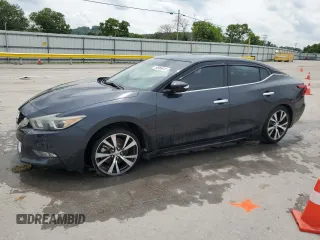 2017 Nissan Maxima SV with VIN 1N4AA6AP5HC377441, listed as a Copart auction lot 60966415 with 94,908 mi miles and Salvage title. Bid and sale history available at DreamBid. Image 1.