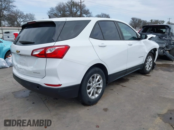 2020 Chevrolet Equinox LS with VIN 3GNAXHEV3LS716138, listed as a IAAI auction lot 41560566 with 87,671 mi miles. Bid and sale history available at carsss.com. Image 4.