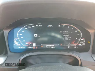 2021 BMW M4 Competition with VIN WBS33AZ07MCG72568, listed as a Copart auction lot 61285354 with 65,120 mi miles and Salvage Title. Bid and sale history available at carsss.com. Image 9.