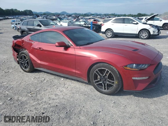 2020 Ford Mustang EcoBoost with VIN 1FA6P8TH5L5191854, listed as a Copart auction lot 60343685 with 89,514 mi miles and Salvage title. Bid and sale history available at DreamBid. Image 4.