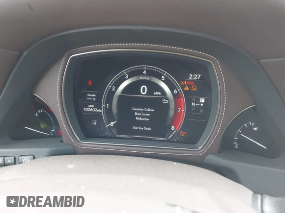 2018 Lexus LS with VIN JTHC51FF2J5002867, listed as a IAAI auction lot 41901468 with 102,602 mi miles. Bid and sale history available at carsss.com. Image 7.