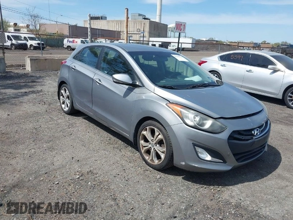 2014 Hyundai Elantra GT with VIN KMHD35LH8EU216052, listed as a IAAI auction lot 42102173 with 112,129 mi miles. Bid and sale history available at carsss.com. Image 1.