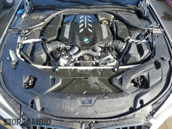 2022 BMW 8 Series M850i xDrive z VIN WBABC4C01NCH15281, wystawiony jako Copart lot #74353274 z przebiegiem Nie podano mil oraz Nie do naprawy • Non repairable. Historia ofert i sprzedaży dostępna na DreamBid. Obrazek 11.
