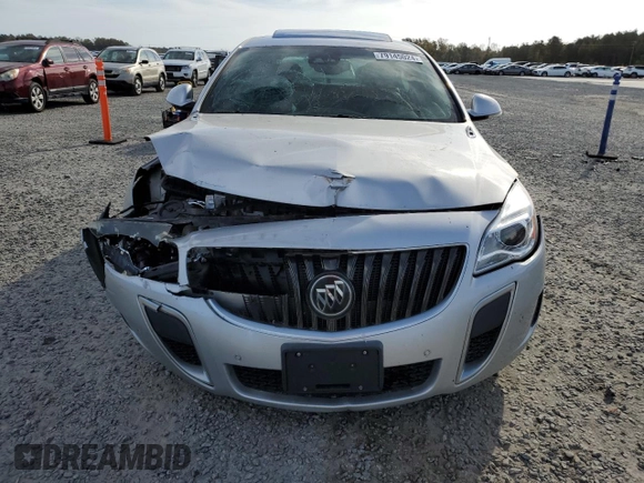2016 Buick Regal GS with VIN 2G4GU5GXXG9109077, listed as a Copart auction lot 79145024 with 153,194 mi miles and Salvage Title. Bid and sale history available at carsss.com. Image 5.