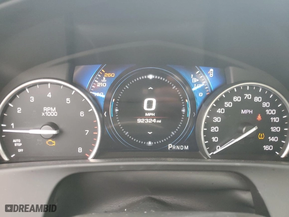 2016 Cadillac CT6 Luxury AWD with VIN 1G6KD5RS8GU151169, listed as a Copart auction lot 69258914 with 92,324 mi miles and Salvage Title. Bid and sale history available at carsss.com. Image 9.