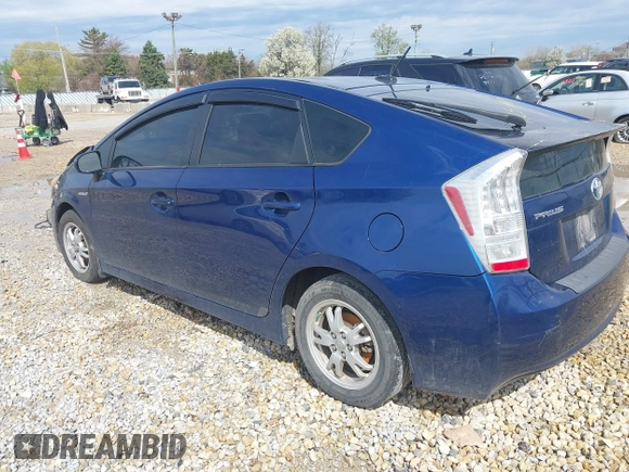 2011 Toyota Prius I with VIN JTDKN3DU2B5315803, listed as a IAAI auction lot 42092280 with 235,799 mi miles. Bid and sale history available at carsss.com. Image 3.