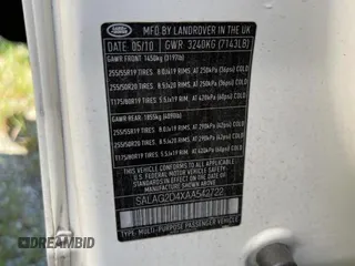 2010 Land Rover LR4 HSE с VIN SALAG2D4XAA542722, выставлен на аукционе Copart как лот 52212215 с пробегом 153 487 миль миль и Чистый • Clean title. История ставок и продаж доступна на DreamBid. Изображение 10.