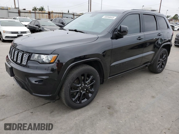 2021 Jeep Grand Cherokee Laredo E z VIN 1C4RJEAG9MC681776, wystawiony jako Copart lot #58856645 z przebiegiem 51 503 mil mil oraz Szkoda całkowita • Salvage title. Historia ofert i sprzedaży dostępna na DreamBid. Obrazek 1.