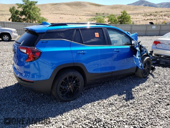 2024 GMC Terrain SLE with VIN 3GKALTEGXRL270165, listed as a Copart auction lot 64284414 with Not provided miles and Salvage title. Bid and sale history available at DreamBid. Image 3.