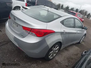 2012 Hyundai Elantra GLS with VIN 5NPDH4AE6CH091357, listed as a IAAI auction lot 41832603 with 83,709 mi miles. Bid and sale history available at carsss.com. Image 4.